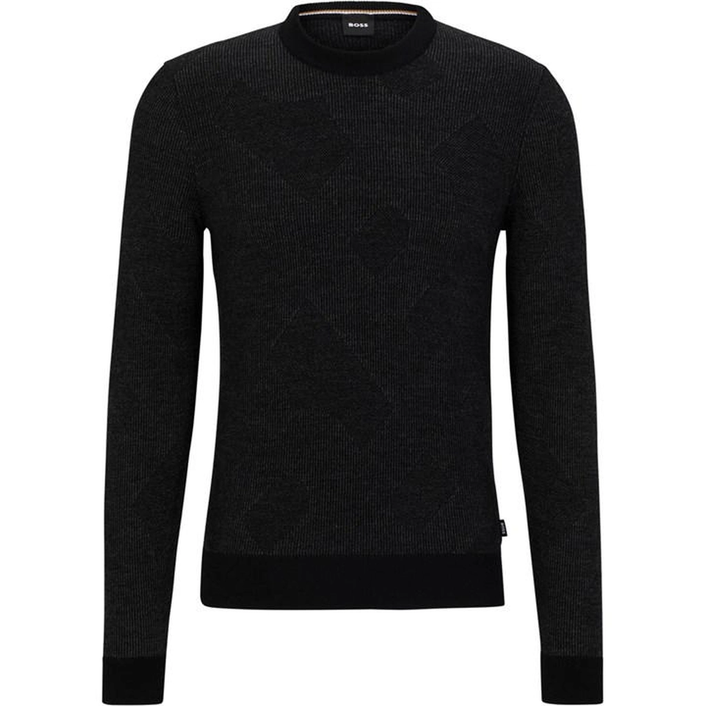 Hugo Boss Motivo Jumper - Black